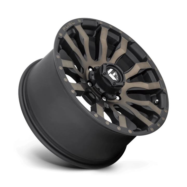 Alloy Wheel, FUEL D674 BLITZ, 20x9.0, ET 1, 6x139.7, 106.1, Black - EDK.ro