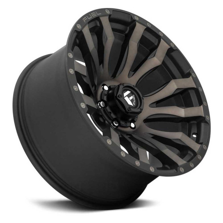 Jantă de Aluminiu, FUEL D674 BLITZ, 22x10.0, ET -18, 6x139.7, 106.1, Negru - EDK.ro