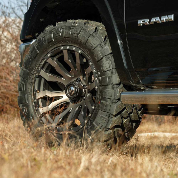 Jantă de Aluminiu, FUEL D674 BLITZ, 22x10.0, ET -18, 6x139.7, 106.1, Negru - EDK.ro