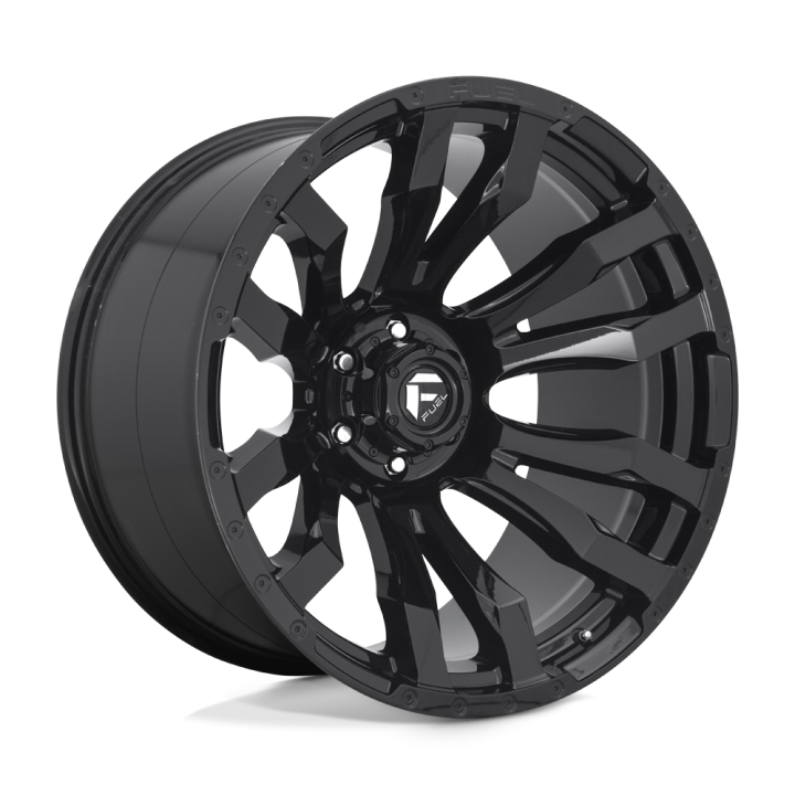 Jantă de Aluminiu, FUEL D675 BLITZ, 17x9.0, ET -12, 6x139.7, 106.1, Negru - EDK.ro