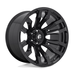 Jantă de Aluminiu, FUEL D675 BLITZ, 20x9.0, ET 1, 6x139.7, 106.1, Negru - EDK.ro