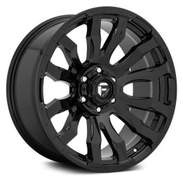Alloy Wheel, FUEL D675 BLITZ, 20x9.0, ET 20, 6x139.7, 106.1, Black - EDK.ro