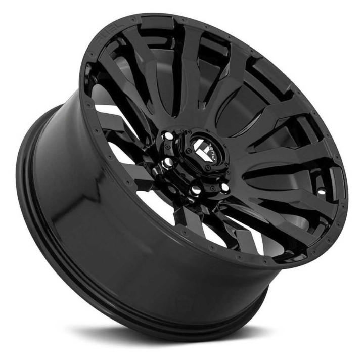 Jantă de Aluminiu, FUEL D675 BLITZ, 20x9.0, ET 20, 6x139.7, 106.1, Negru - EDK.ro
