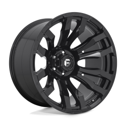 Jantă de Aluminiu, FUEL D675 BLITZ, 20x12.0, ET -44, 6x139.7, 106.1, Negru - EDK.ro