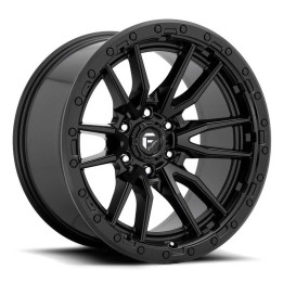 Alloy Wheel, FUEL D679 REBEL 6, 20x9.0, ET 1, 6x139.7, 106.1, Black - EDK.ro
