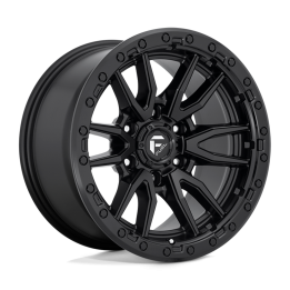 Jantă de Aluminiu, FUEL D679 REBEL, 17x9.0, ET -12, 6x139.7, 106.1, Negru - EDK.ro