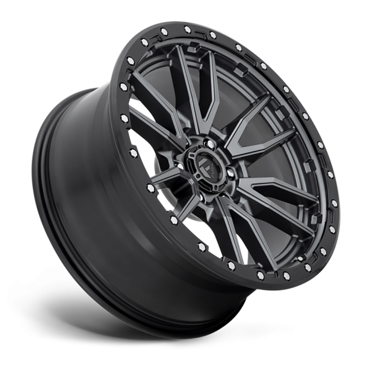Alloy Wheel, FUEL D680 REBEL 6, 20x9.0, ET 20, 6x139.7, 106.1, Black - EDK.ro