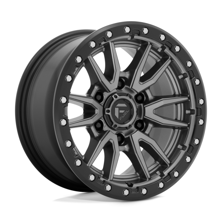 Jantă de Aluminiu, FUEL D680 REBEL, 16x8.0, ET 1, 6x139.7, 106.1, Negru - EDK.ro