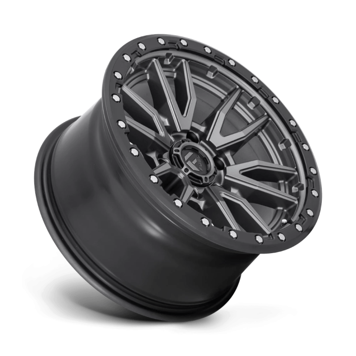 Alloy Wheel, FUEL D680 REBEL, 17x9.0, ET -12, 6x139.7, 106.1, Black - EDK.ro