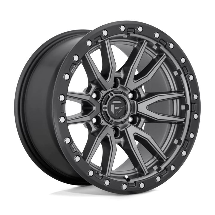 Jantă de Aluminiu, FUEL D680 REBEL, 20x9.0, ET 1, 6x139.7, 106.1, Negru - EDK.ro