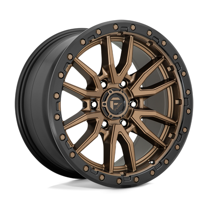 Alloy Wheel, FUEL D681 REBEL, 18x9.0, ET 1, 6x139.7, 106.1, Black - EDK.ro
