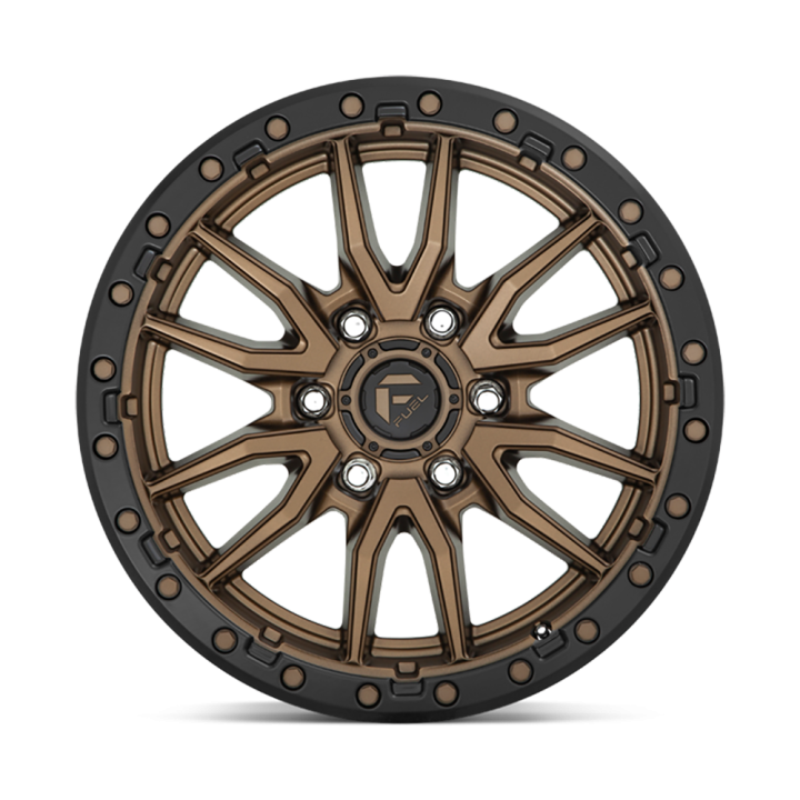 Jantă de Aluminiu, FUEL D681 REBEL, 18x9.0, ET 1, 6x139.7, 106.1, Negru - EDK.ro