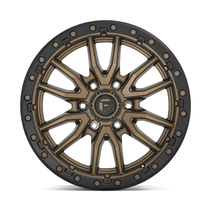 Jantă de Aluminiu, FUEL D681 REBEL, 20x9.0, ET 1, 6x139.7, 106.1, Negru - EDK.ro