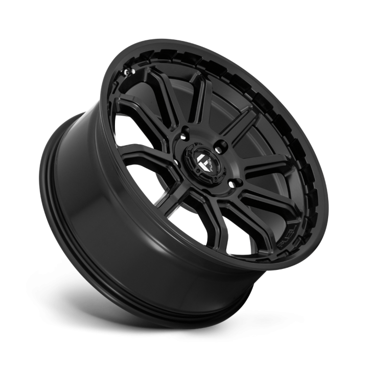 Jantă de Aluminiu, FUEL D689 TORQUE, 17x9.0, ET -12, 6x139.7, 106.1, Negru - EDK.ro