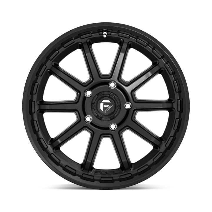 Jantă de Aluminiu, FUEL D689 TORQUE, 17x9.0, ET -12, 6x139.7, 106.1, Negru - EDK.ro