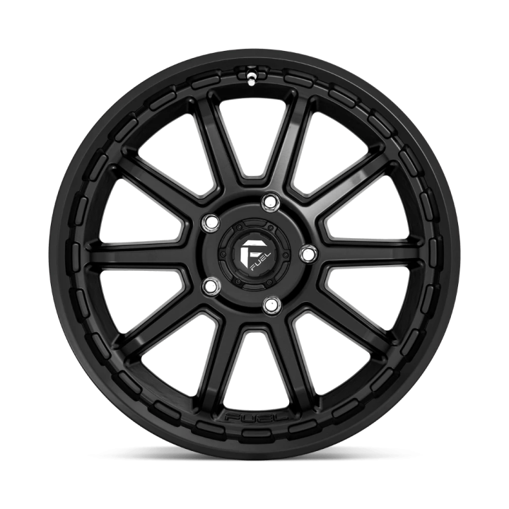 Jantă de Aluminiu, FUEL D689 TORQUE, 18x9.0, ET 20, 6x139.7, 106.1, Negru - EDK.ro