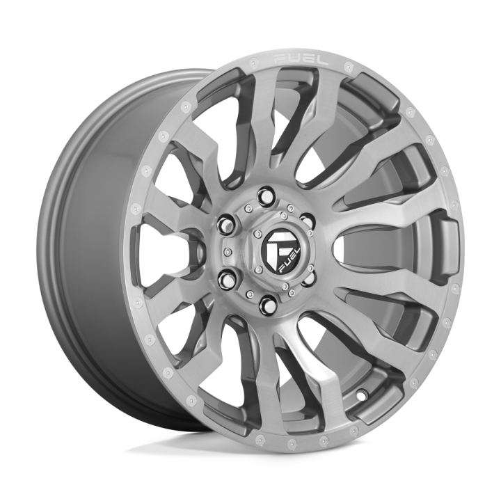 Alloy Wheel, FUEL D693 BLITZ, 20x9.0, ET 20, 6x139.7, 106.1, Platinum - EDK.ro