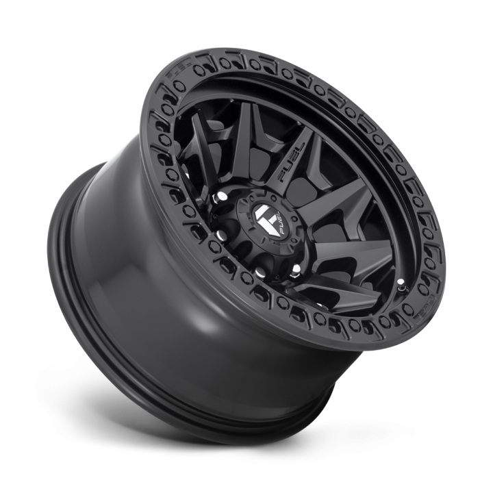 Jantă de Aluminiu, FUEL D694 COVERT, 17x9.0, ET -12, 6x139.7, 106.1, Negru - EDK.ro