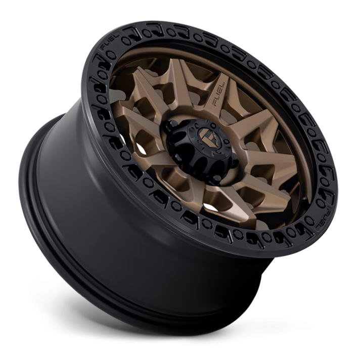 Jantă de Aluminiu, FUEL D696 COVERT, 16x8.0, ET 1, 6x139.7, 106.1, Negru - EDK.ro