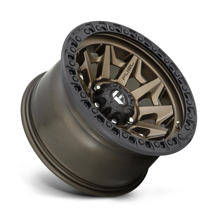 Alloy Wheel, FUEL D696 COVERT, 17x9.0, ET -12, 6x139.7, 106.1, Black - EDK.ro