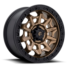 Alloy Wheel, FUEL D696 COVERT, 18x9.0, ET 1, 6x139.7, 106.1, Black - EDK.ro