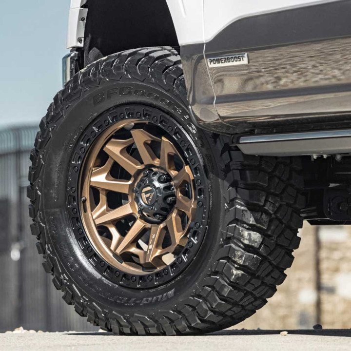 Alloy Wheel, FUEL D696 COVERT, 17x9.0, ET 1, 6x139.7, 106.1, Black - EDK.ro