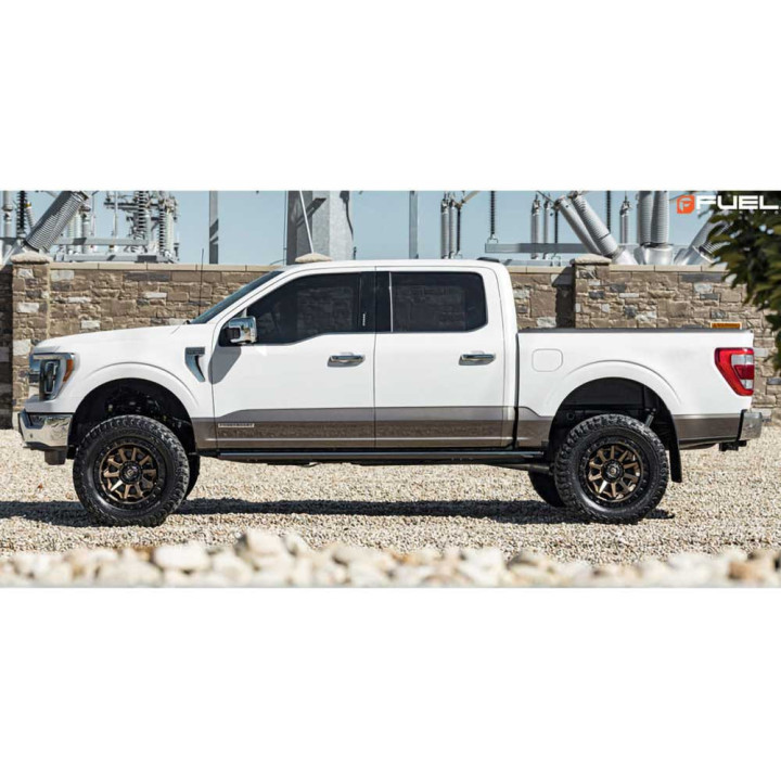 Alloy Wheel, FUEL D696 COVERT, 17x9.0, ET 1, 6x139.7, 106.1, Black - EDK.ro