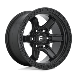 Jantă de Aluminiu, FUEL D697 KICKER, 17x9.0, ET -12, 6x139.7, 106.1, Negru - EDK.ro