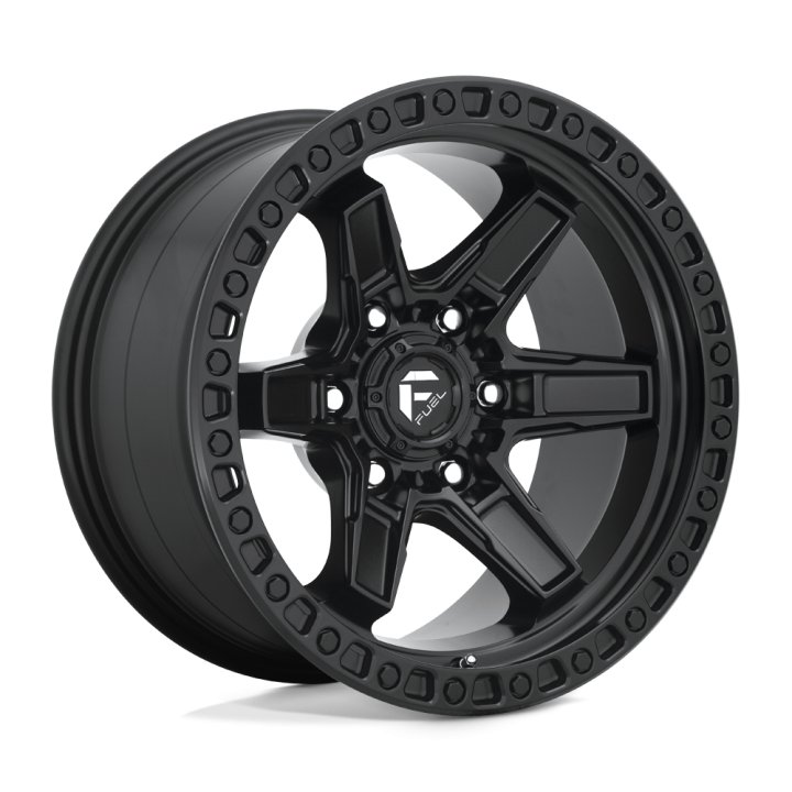 Jantă de Aluminiu, FUEL D697 KICKER, 17x9.0, ET -12, 6x139.7, 106.1, Negru - EDK.ro