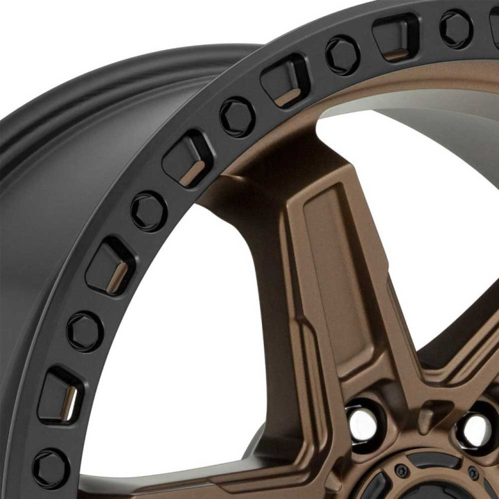 Alloy Wheel, FUEL D699 KICKER 6, 17x9.0, ET 1, 6x139.7, 106.1, Black - EDK.ro