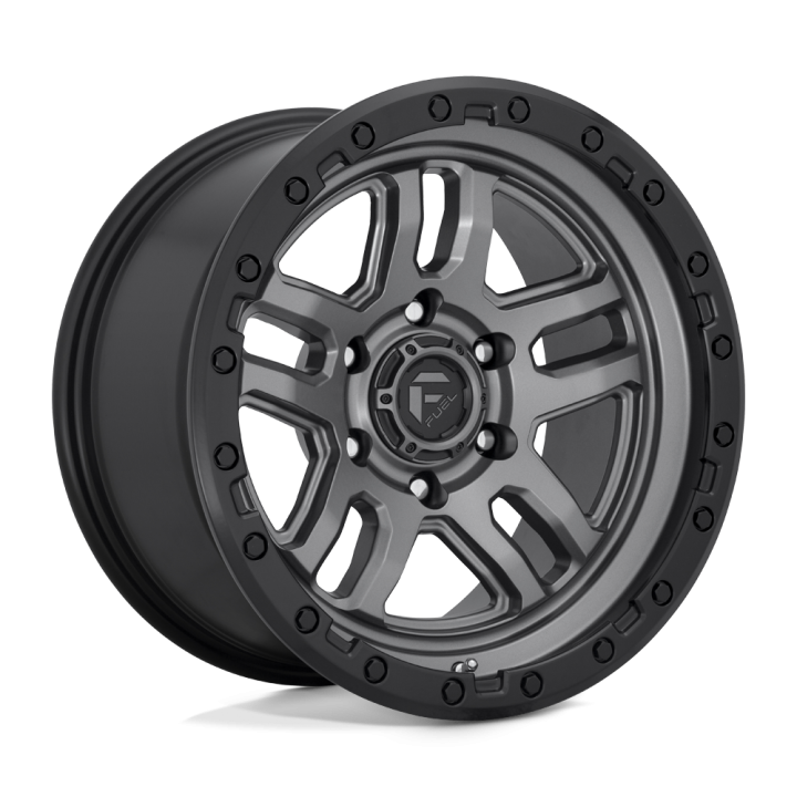 Alloy Wheel, FUEL D701 AMMO, 17x9.0, ET -12, 6x139.7, 106.1, Black - EDK.ro