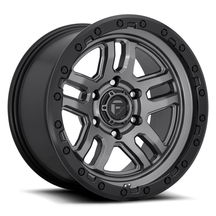 Alloy Wheel, FUEL D701 AMMO, 18x9.0, ET -12, 6x139.7, 106.1, Black - EDK.ro