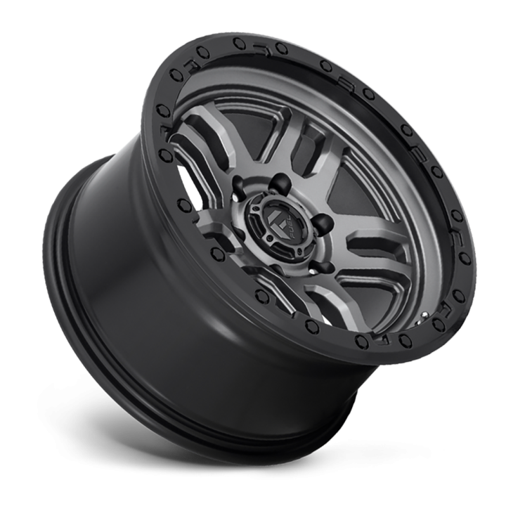 Alloy Wheel, FUEL D701 AMMO, 18x9.0, ET -12, 6x139.7, 106.1, Black - EDK.ro