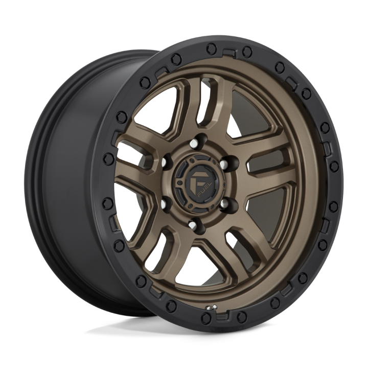 Alloy Wheel, FUEL D702 AMMO, 17x9.0, ET -12, 6x139.7, 106.1, Black - EDK.ro