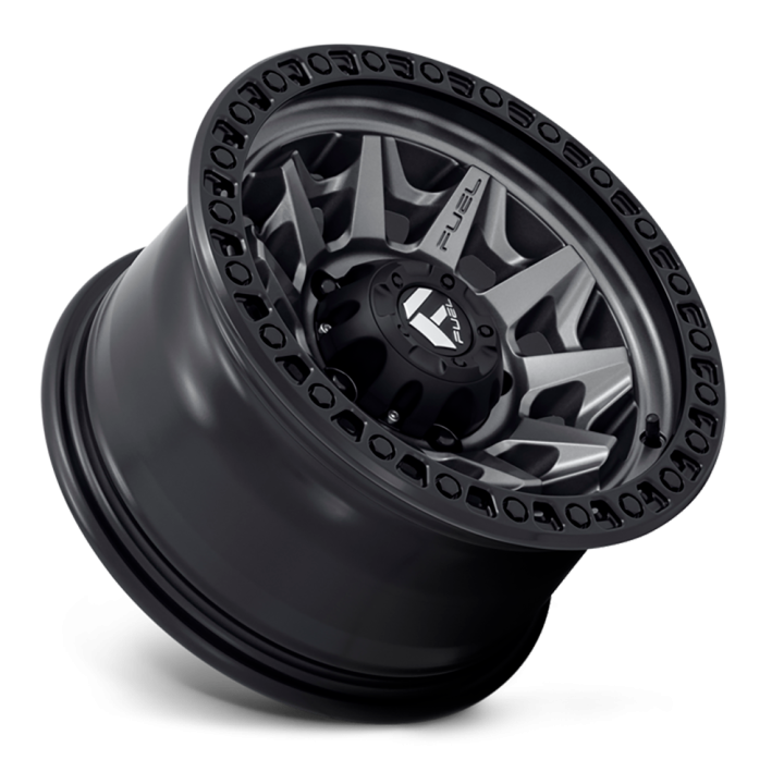 Jantă de Aluminiu, FUEL D716 COVERT, 15x8.0, ET -19, 6x139.7, 108, Negru - EDK.ro