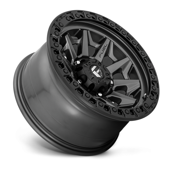 Jantă de Aluminiu, FUEL D716 COVERT, 17x8.5, ET 14, 6x139.7, 106.1, Negru - EDK.ro