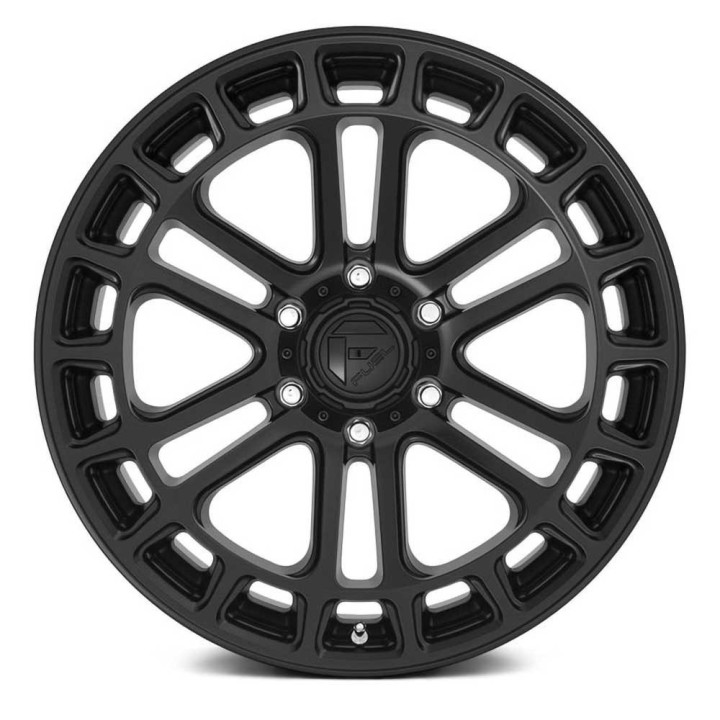 Jantă de Aluminiu, FUEL D718 HEATER, 20x9.0, ET 1, 6x139.7, 106.1, Negru - EDK.ro