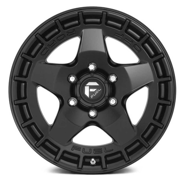 Jantă de Aluminiu, FUEL D733 WARP, 20x9.0, ET 1, 6x139.7, 106.1, Negru - EDK.ro
