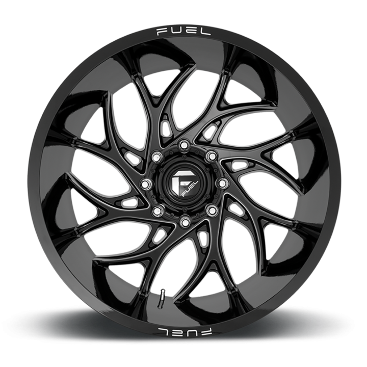 Alloy Wheel, FUEL D741 RUNNER, 22x10.0, ET -18, 6x139.7, 106.1, Black - EDK.ro