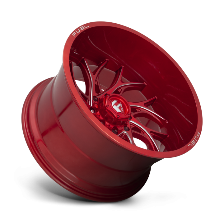 Alloy Wheel, FUEL D742 RUNNER, 22x12.0, ET -44, 6x139.7, 106.1, Red - EDK.ro