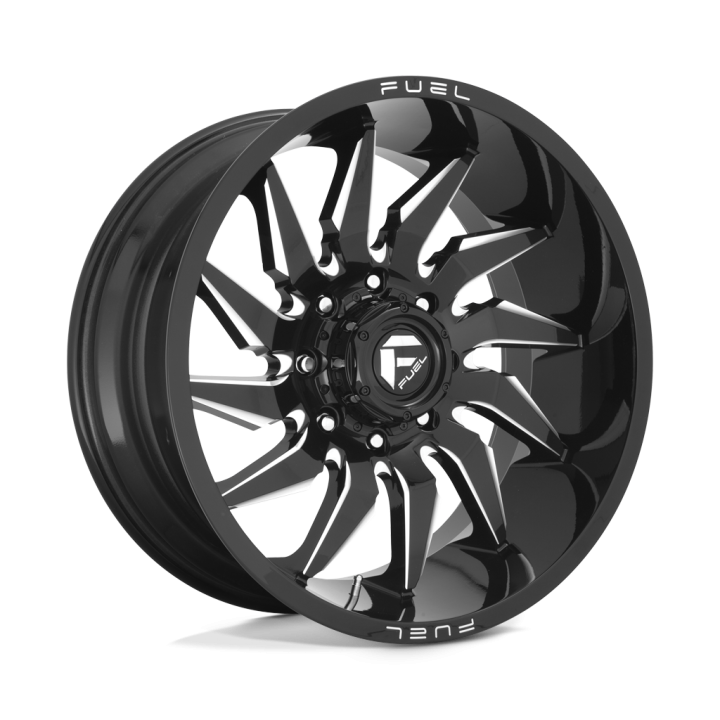 Alloy Wheel, FUEL D744 SABER, 22x12.0, ET -44, 6x139.7, 106.1, Black - EDK.ro