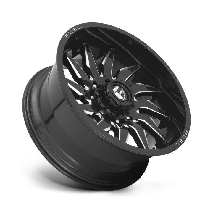 Jantă de Aluminiu, FUEL D744 SABER, 22x12.0, ET -44, 6x139.7, 106.1, Negru - EDK.ro