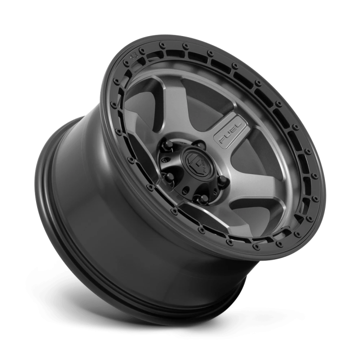Alloy Wheel, FUEL D752 BLOCK, 17x9.0, ET 1, 6x139.7, 106.1, Black - EDK.ro