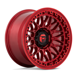 Jantă de Aluminiu, FUEL D758 TRIGGER, 17x9.0, ET -12, 6x139.7, 106.1, Roșu - EDK.ro