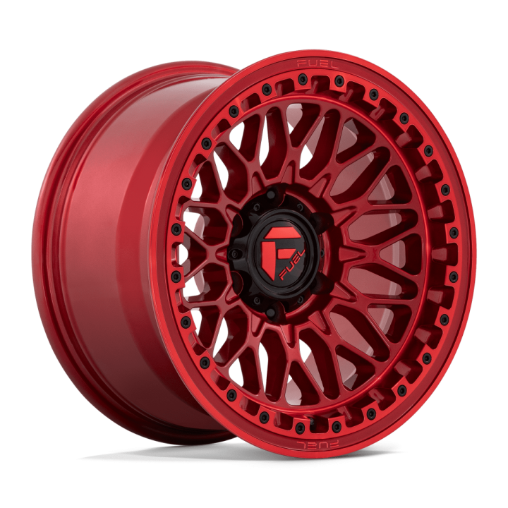 Jantă de Aluminiu, FUEL D758 TRIGGER, 17x9.0, ET -12, 6x139.7, 106.1, Roșu - EDK.ro
