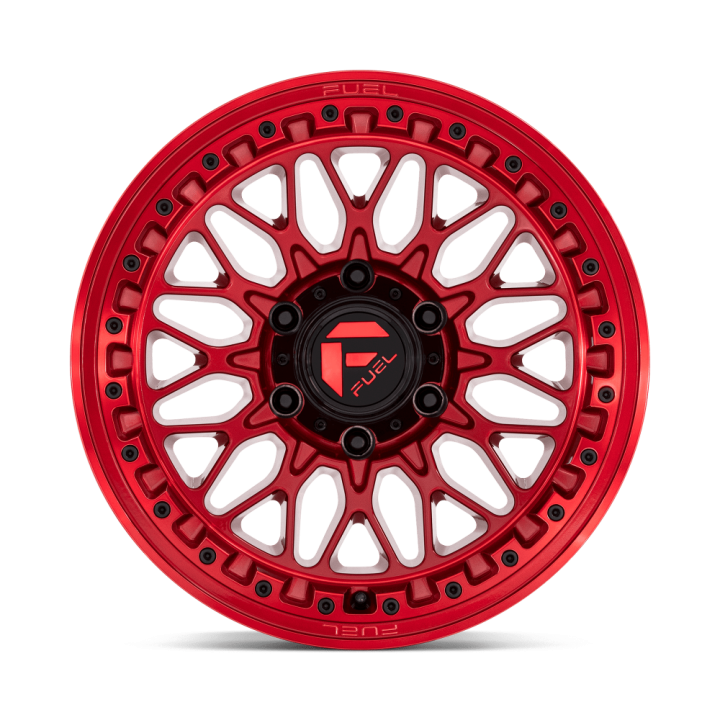 Alloy Wheel, FUEL D758 TRIGGER, 17x9.0, ET -12, 6x139.7, 106.1, Red - EDK.ro