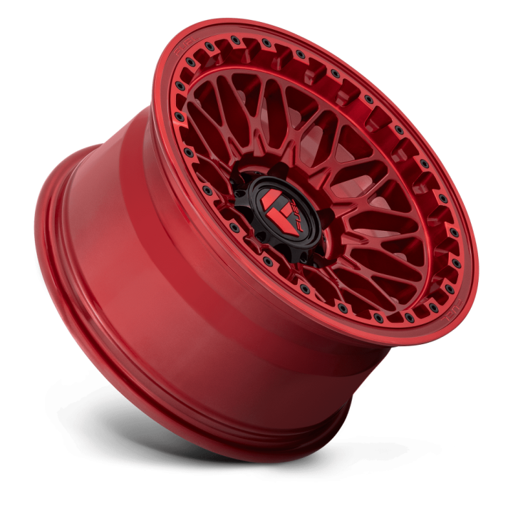 Alloy Wheel, FUEL D758 TRIGGER, 17x9.0, ET -12, 6x139.7, 106.1, Red - EDK.ro
