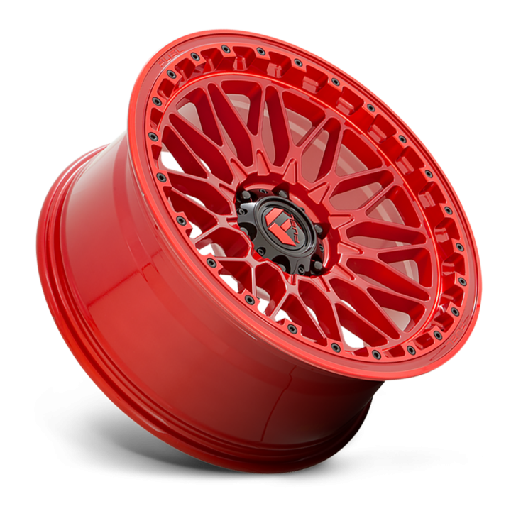 Jantă de Aluminiu, FUEL D758 TRIGGER, 20x9.0, ET 1, 6x139.7, 106.1, Roșu - EDK.ro