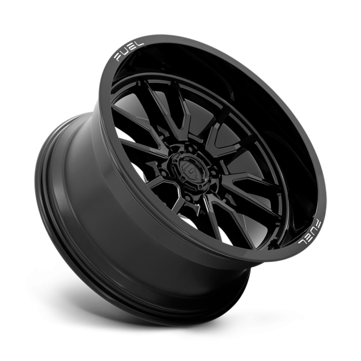 Alloy Wheel, FUEL D760 CLASH, 17x9.0, ET 1, 6x139.7, 106.1, Black - EDK.ro