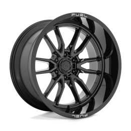 Alloy Wheel, FUEL D760 CLASH, 22x12.0, ET -44, 6x139.7, 106.1, Black - EDK.ro